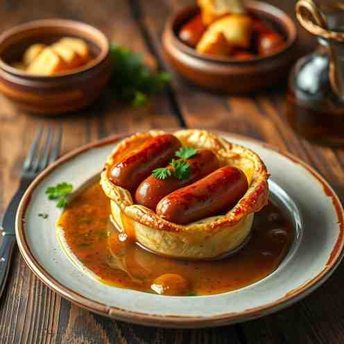 Classic English Toad in the Hole - Dinner Recipe
